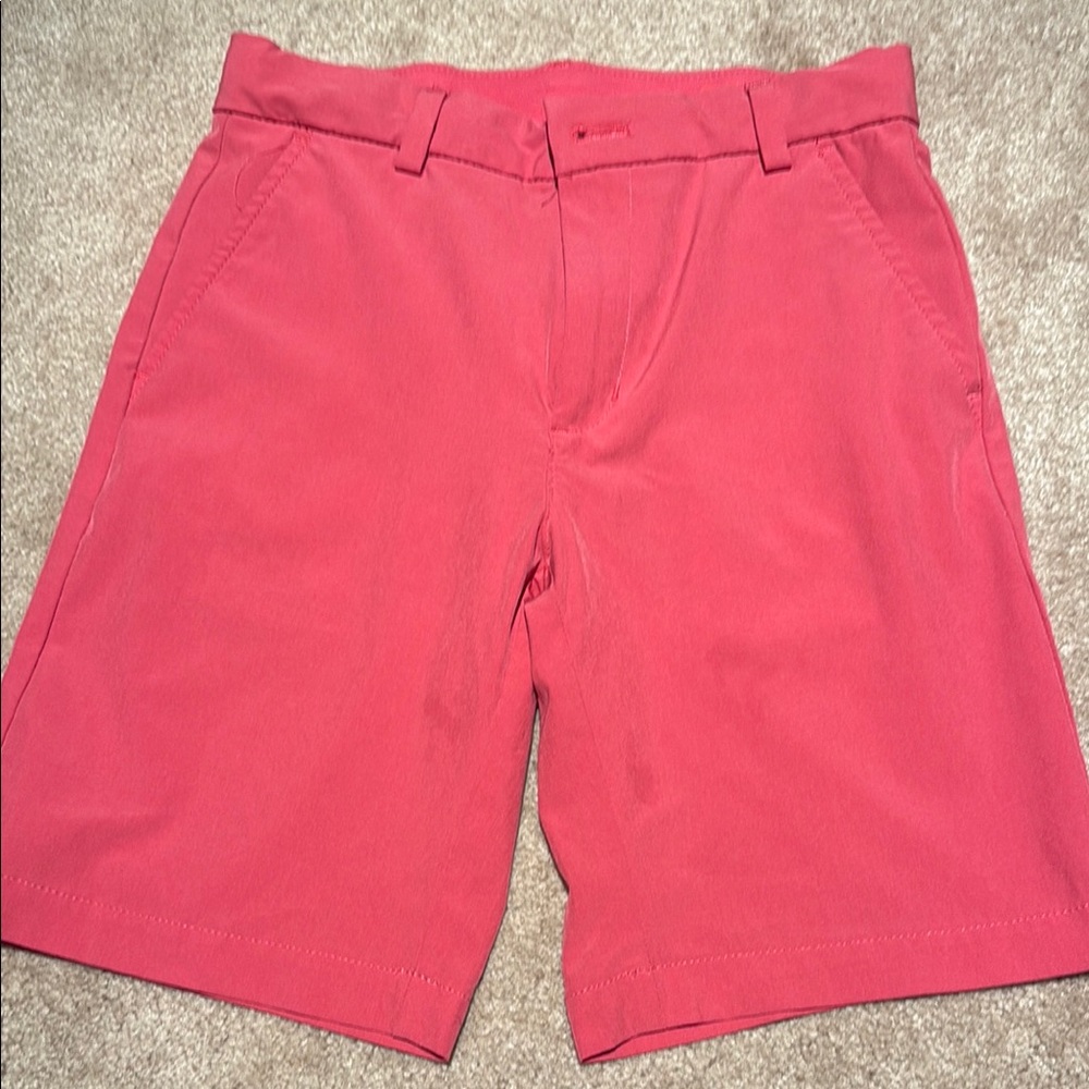 Vineyard Vines Red Flat Front Shorts